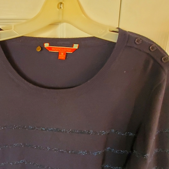 ModCloth Navy Sweater - Picture 2 of 3